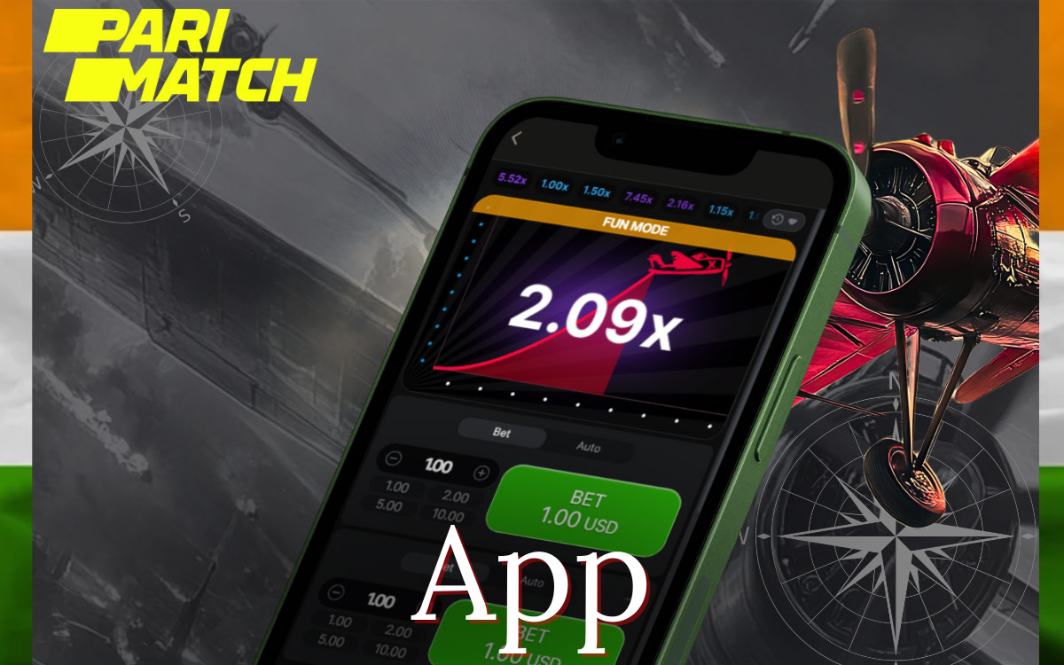 Parimatch Aviator has its own app