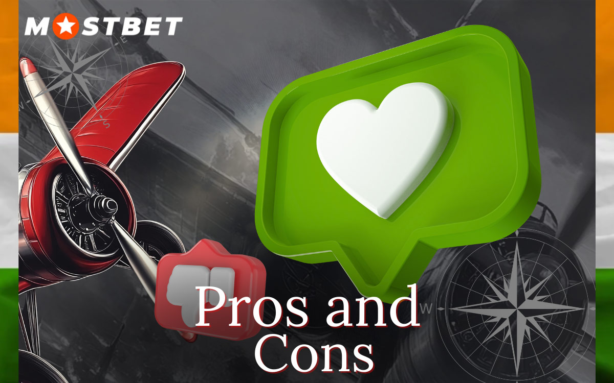 Aviator on the Mostbet website pros and cons